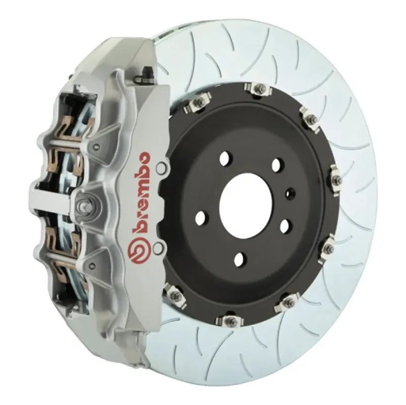 Special Offer Brembo 03-08 SL500 Front GT BBK 8 Piston Cast 380x34 2pc Rotor Slotted Type3-Silver