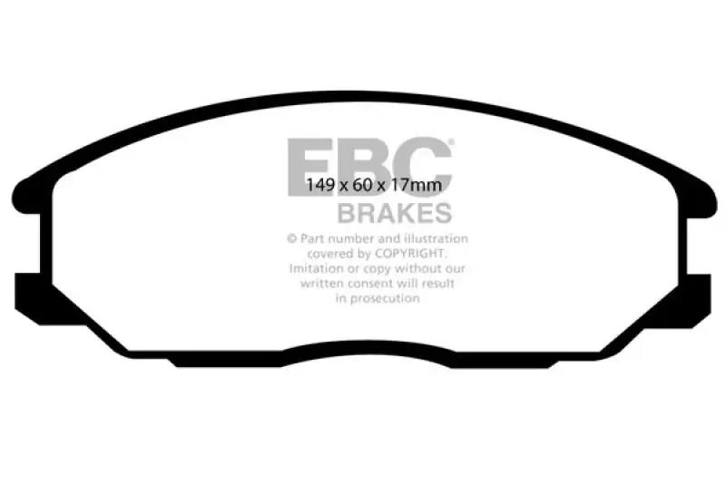 EBC 01-06 Hyundai Santa Fe 2.4 Greenstuff Front Brake Pads Low Price