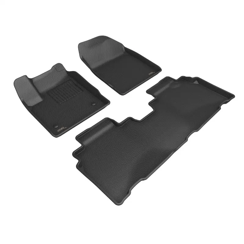 3D MAXpider 24-25 Honda Prologue Kagu 1st & 2nd Row Floormat - Black Professional Grade