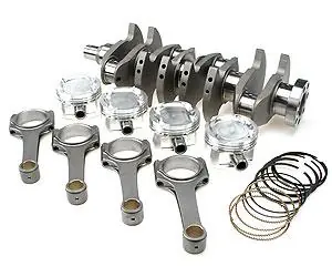 Eagle Chevy 350 3.750in Crank 6.000in H-Beam -5cc Flat Top 4.040in Pistons Rotating Assembly Flash Sale