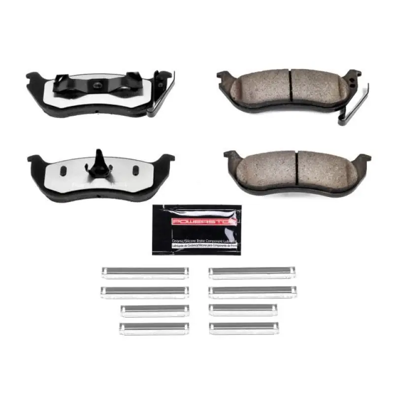 Top Pick Power Stop 03-07 Jeep Liberty Rear Z36 Truck & Tow Brake Pads w/Hardware