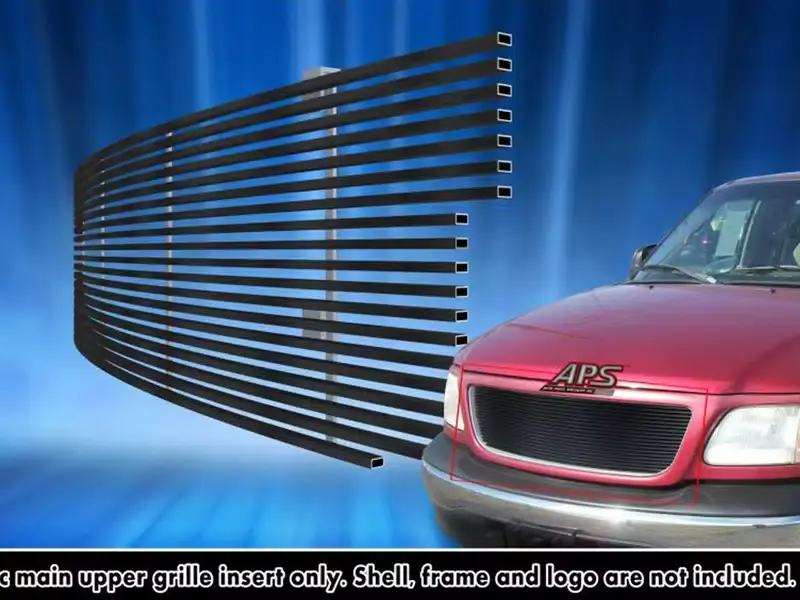 No Minimum Order APS Bar Billet Grille GR06HEJ72J | RealTruck