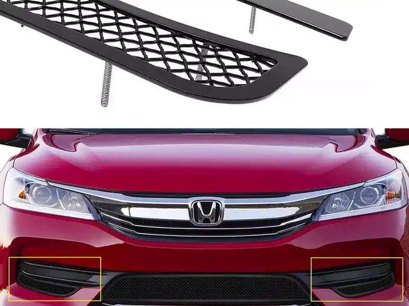 Authentic APS Mesh Fog Light Grille Overlay GR08GFC52H | RealTruck