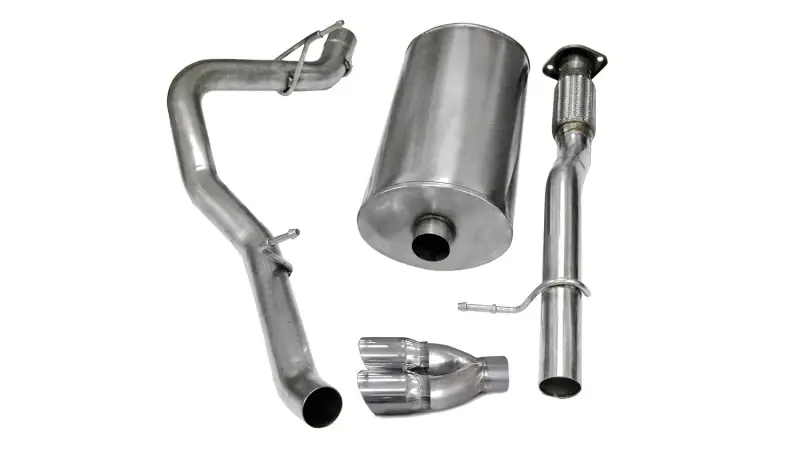 Corsa 2007-2008 Chevrolet Suburban 1500 5.3L V8 Polished Sport Cat-Back Exhaust Top Pick
