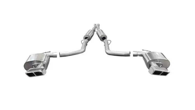 Cheap Corsa 2014-2014 Dodge Challenger SRT-8 6.4L V8 Auto Polished Xtreme Cat-Back Exhaust