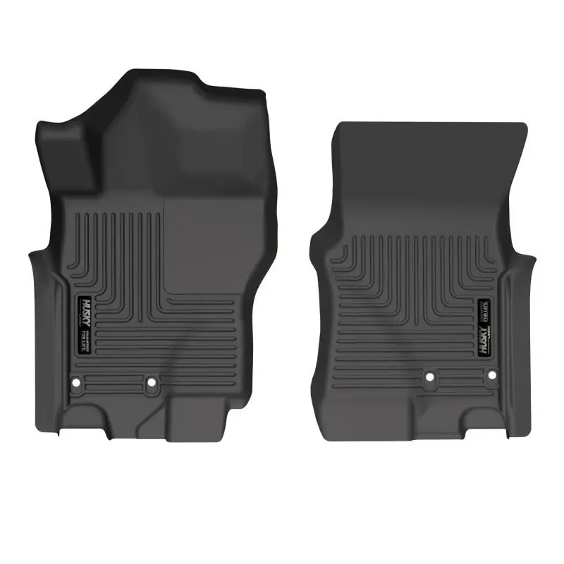 Clearance Husky Liners 2022 Nissan Frontier King Cab Ext. Cab/CC WeatherBeater Black Front Floor Liners