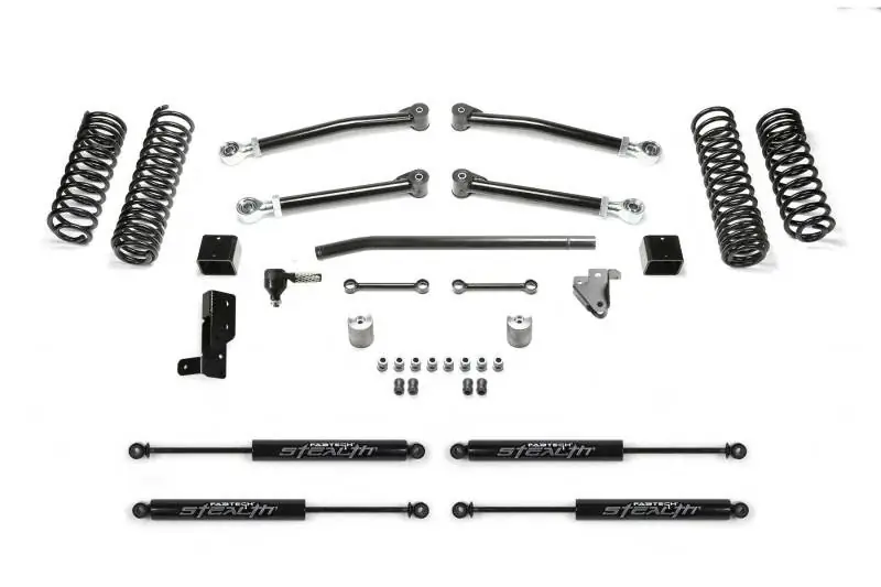Fabtech 18-21 Jeep JL 4WD 4-Door 3in Trail w/Stealth Limited Offer