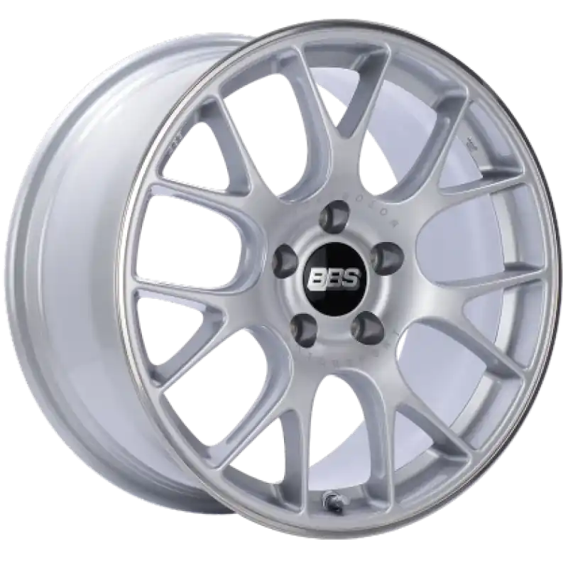 Hot Deal BBS CH-R 20x9 5x130 ET49 CB71.6 Brilliant Silver Polished Rim Protector Wheel w/ Motorsport Etching