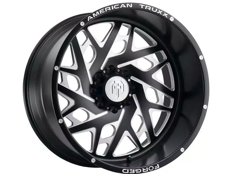 American Truxx Forged Milled Matte Black ATF-1909 Aries Wheel ATF1909-22278-44M | RealTruck Instant Buy