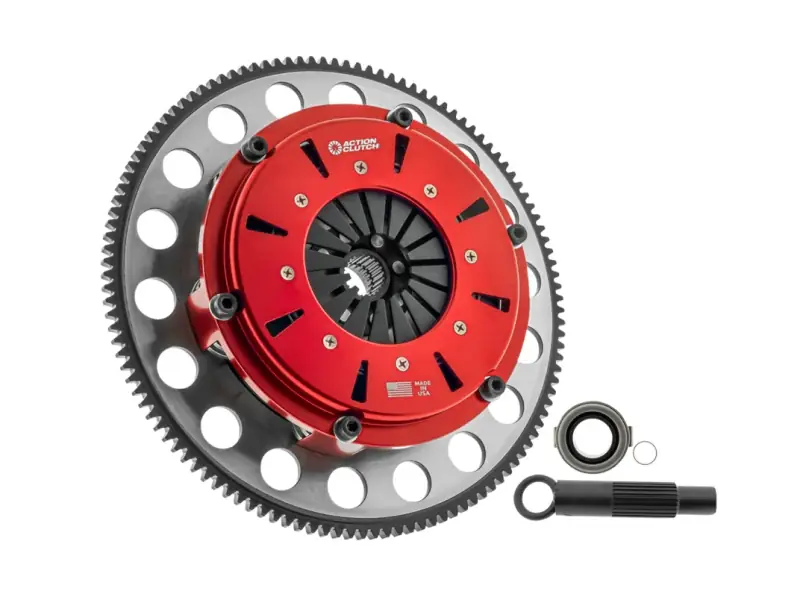 Action Clutch 07-13 Mazda MazdaSPEED3 2.3L (MZR L3-VDT) Turbo 7.25in Twin Disc Race Clutch w/Alum FW Grab Now