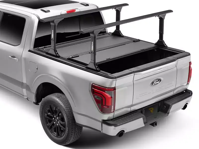 BAKFlip MX4 TS Hard Folding Tonneau Cover w/ T-Slot Rails 449227TS | RealTruck Express Delivery