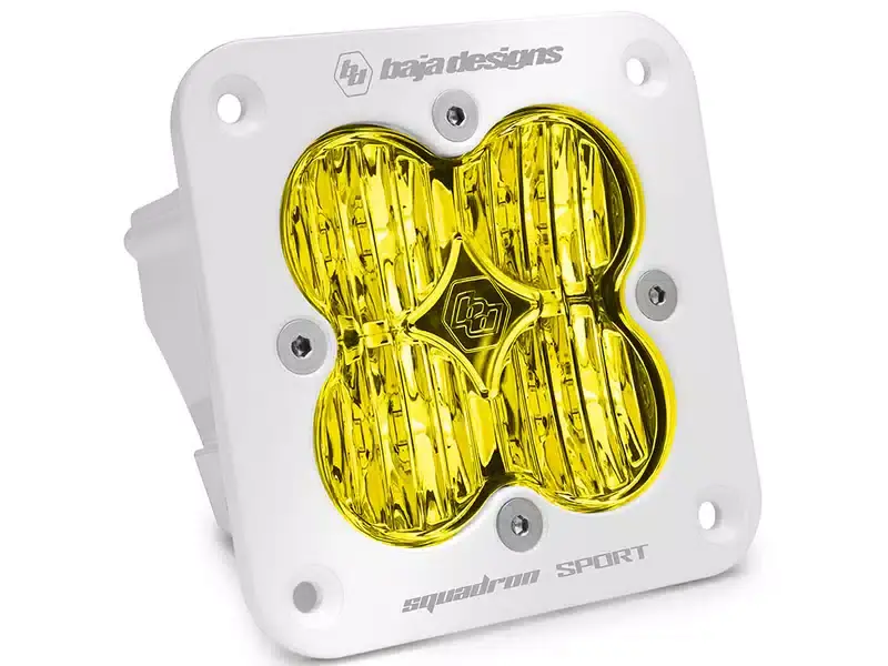 Top Pick Baja Designs Squadron Sport Flush Mount LED Light 551015WTx | RealTruck