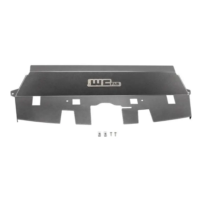 Crafted Wehrli 10-12 Cummins Fabricated Aluminum Radiator Cover - Cat Yellow