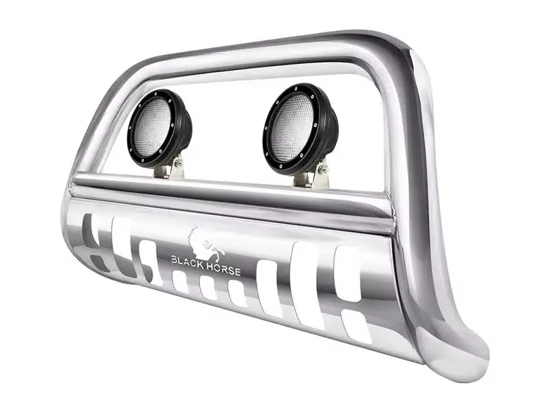 Limited Time Black Horse Stainless Bull Bar Kit BBTY916-SP-PLFB | RealTruck