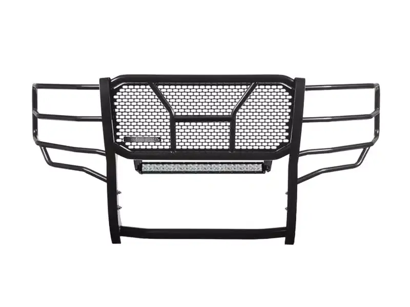 Black Horse Rugged Grille Guard w/ Light Bar RU-TOTA16-B-KIT | RealTruck Factory Price