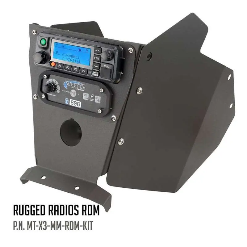 Rugged Radios Can-Am X3 Mounting Kit with Multi Mount and Side Panels Rugged RDM Discount