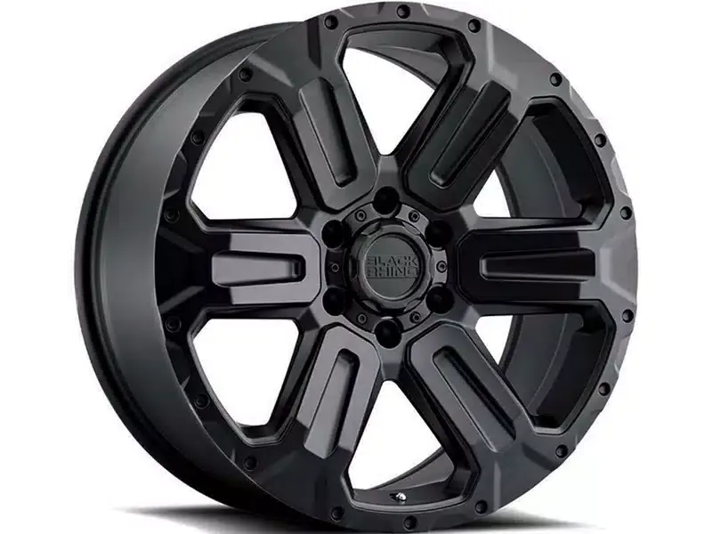 Same Day Shipping Black Rhino Matte Black Wanaka Wheel 2090WKA356120M67 | RealTruck