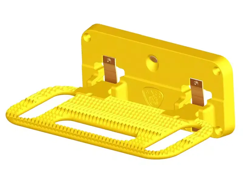 Carr HD Mega Hitch Step XP7 Safety Yellow 194017 | RealTruck Professional Grade