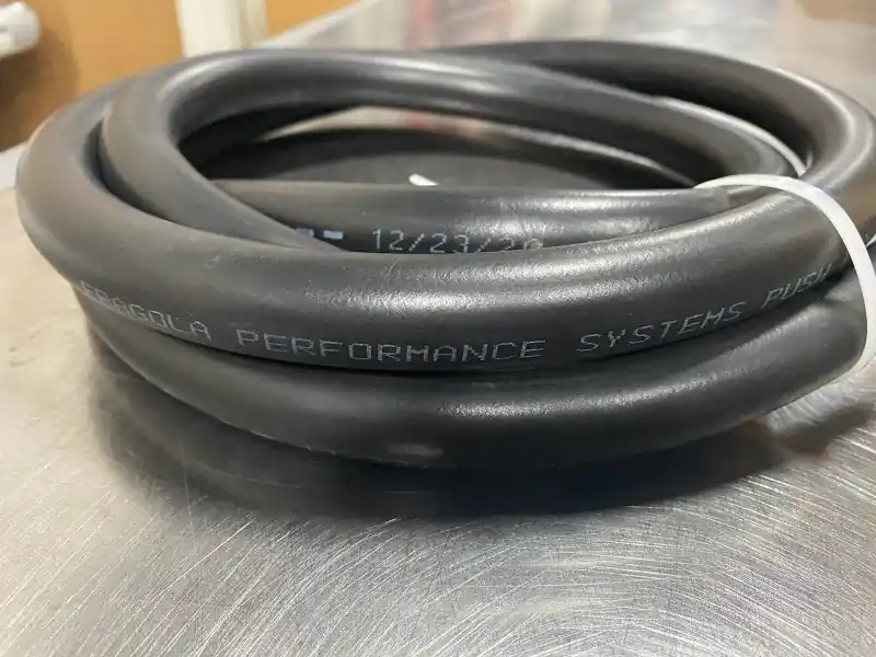 Fragola -6AN Push-Lite Hi-Temp Black Hose - 20ft Grab Now