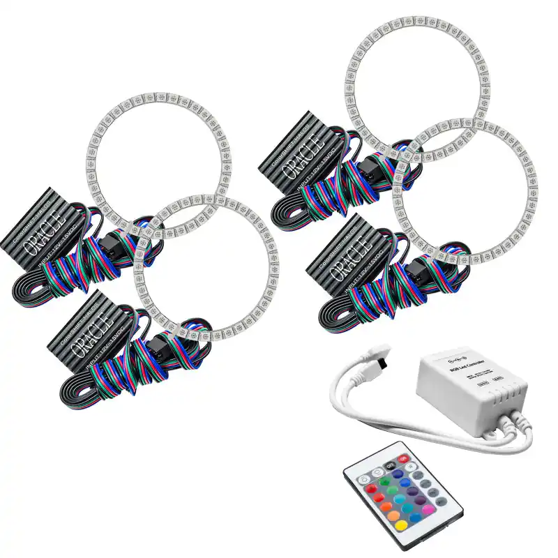 Crafted Oracle Cadillac STS 05-12 Halo Kit - ColorSHIFT w/ Simple Controller