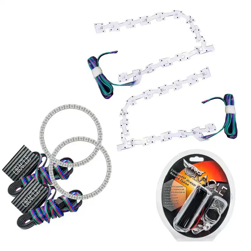 Oracle 11-19 Chrysler 300C DRL Upgrade w/ Halo Kit - ColorSHIFT Weekend Sale