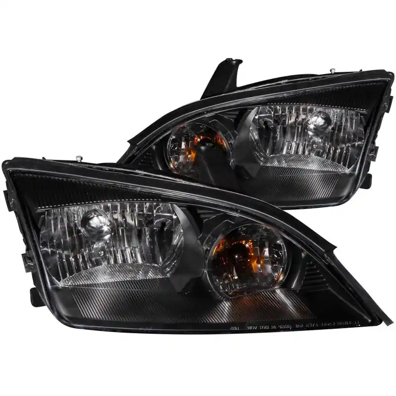 ANZO 2005-2007 Ford Focus Crystal Headlights Black Hot Picks
