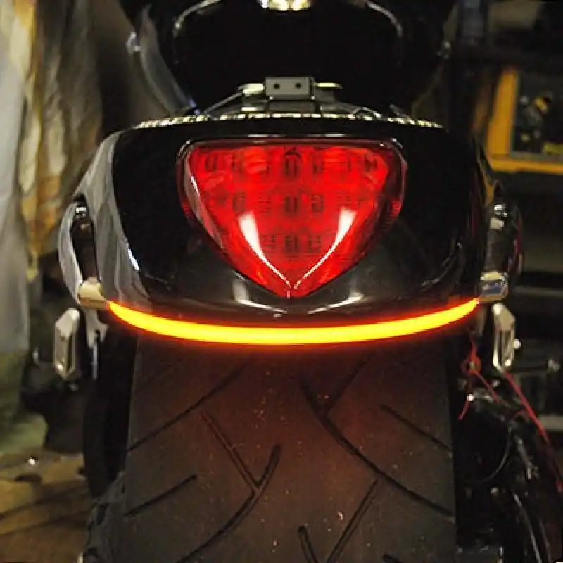 New Rage Cycles 06+ Suzuki M109R Rear Turn Signals - Amber Certified