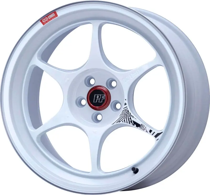 Enkei PF06 18x7.5 5x100 48 Offset 75mm Bore White Machined Wheel Order Now