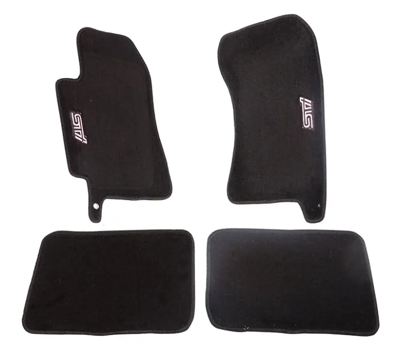 NRG Floor Mats - 04-07 Subaru WRX STI (STi Logo) - 4pc. One Day Deal
