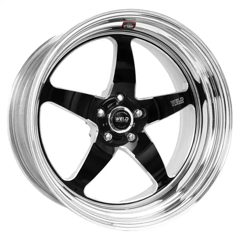 Weld S71 20x10 / 5x4.5 BP / 6.4in. BS Black Wheel (Medium Pad) - Non-Beadlock Free Shipping