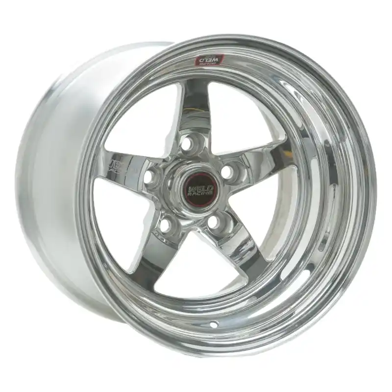 Weld S71 15x15.33 / 5x4.75 BP / 4.5in. BS Polished Wheel (Medium Pad) - Non-Beadlock Free Shipping