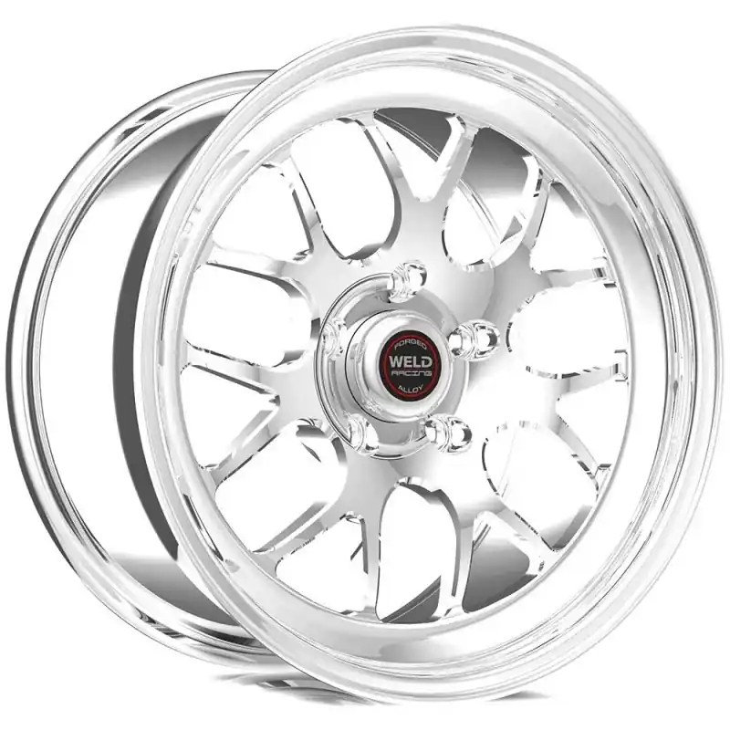 Special Offer Weld S77 17x11 / 5x115 BP / 6.2in. BS Polished Wheel (High Pad) - Black Single Beadlock