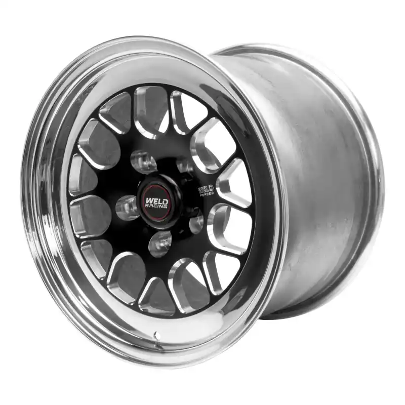 Weld S77 15x11.33 / 5x4.5 BP / 6.5in. BS Black Wheel (Medium Pad) - Non-Beadlock Bargain