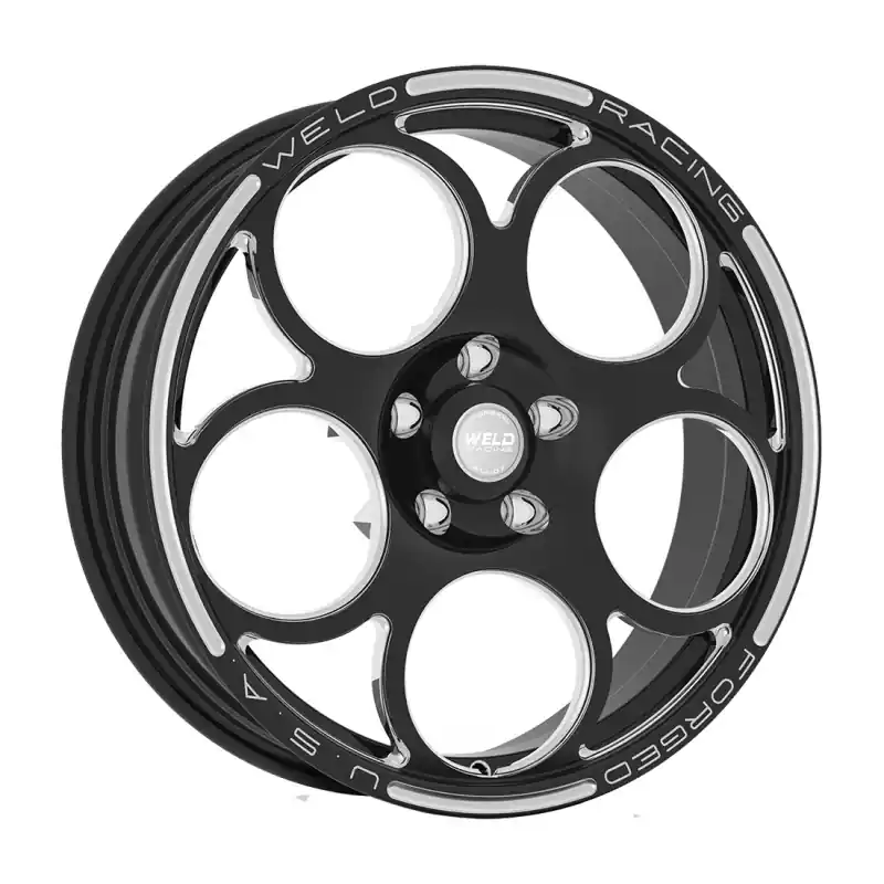 Direct From Factory Weld Magnum 2.0 18x6 / 5x4.5 BP / 3.2in. BS Black Wheel - Non-Beadlock