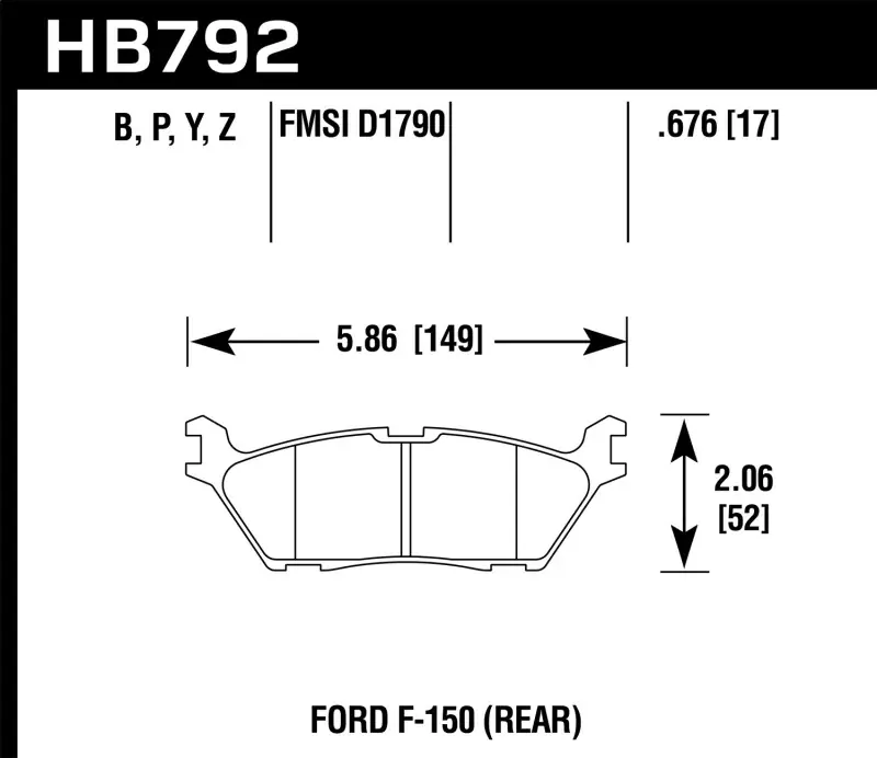 Hawk 15-20 Ford F-150 Rear DTC-60 Brake Pads Buy Today