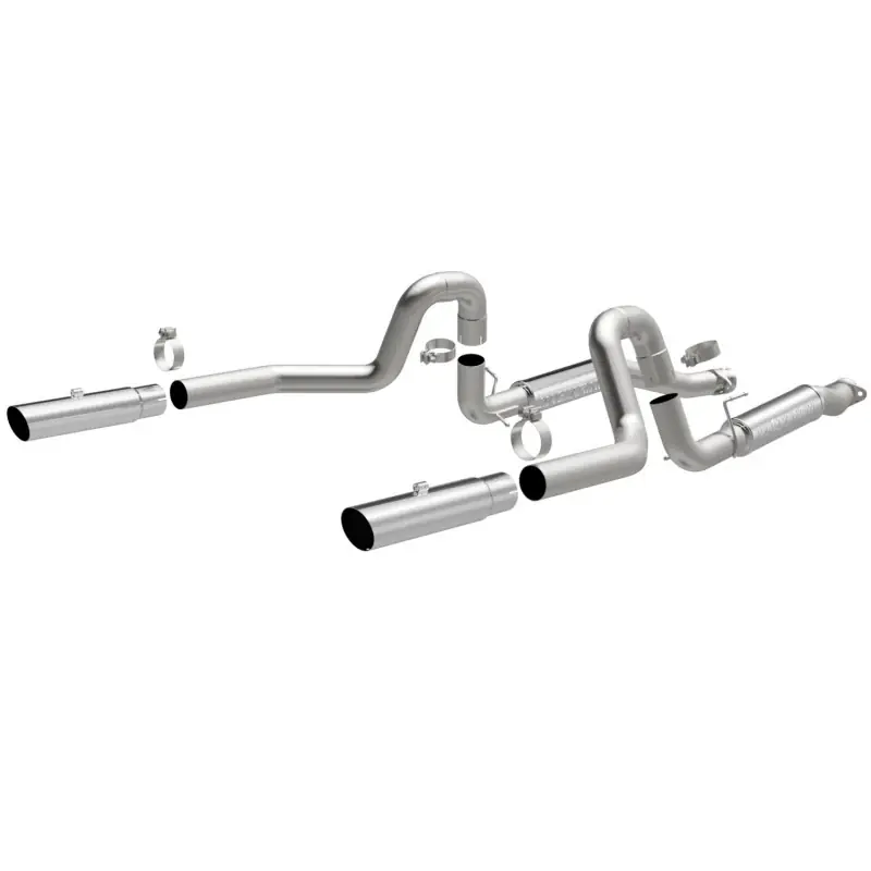 MagnaFlow 99-04 Mustang Mach 1 V8 4.6L Dual Split Rear Exit Stainless Cat-Back Performance Exhaust Luxury