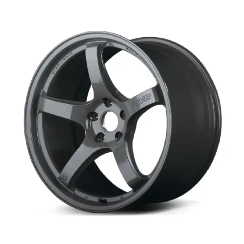 Fast Shipping Gram Lights 57CR 18x9.5 +38 5x100 Glossy Gray Wheel