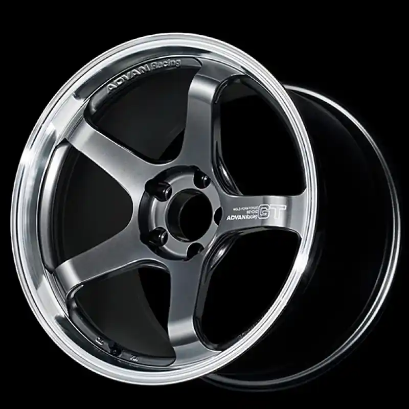 Popular Advan GT Beyond 17x8.0 +45 5x114.3 Machined Hyper Platinum Black