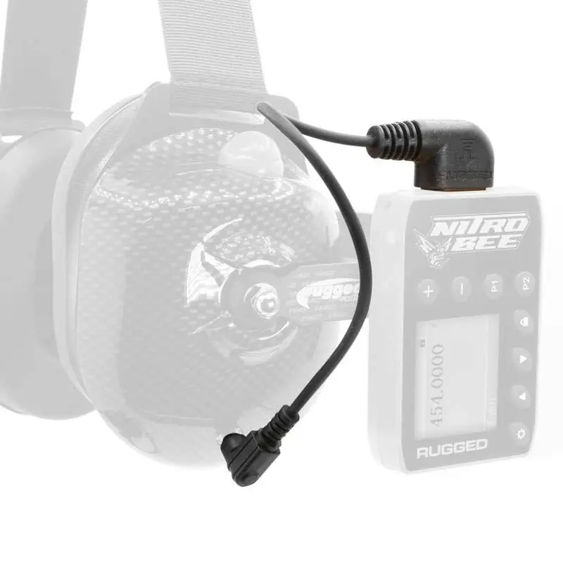 Rugged Radios Headset to Scanner (Nitro Bee Xtreme) Straight Cord - Short Affordable