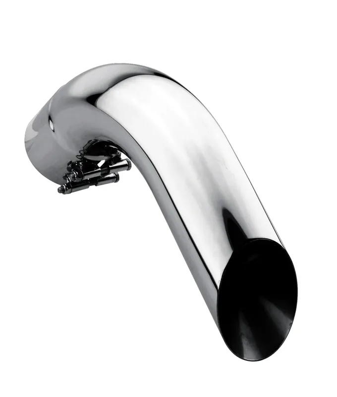 Today Only Gibson Marine Turn Down Slash-Cut Tip (Pair) - 4in Inlet/12in Length - Stainless