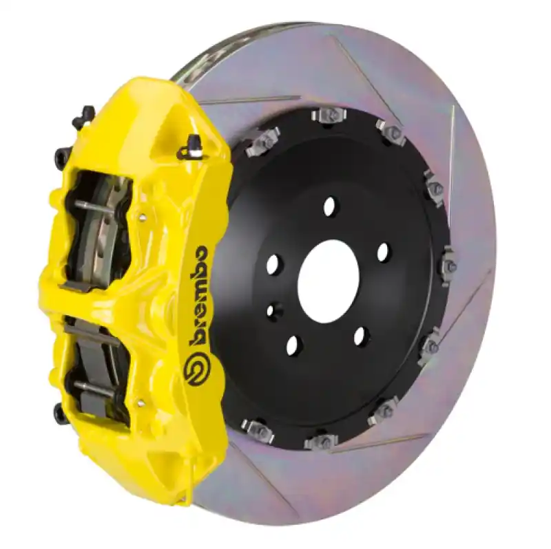 No Minimum Order Brembo 06-13 S350 Front GT BBK 6 Piston Cast 405x34 2pc Rotor Slotted Type1-Yellow