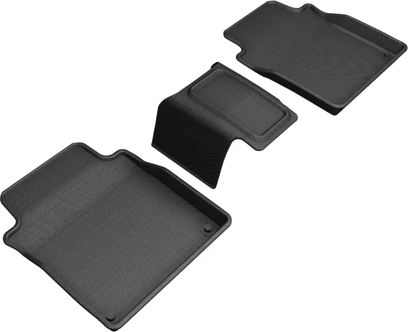 3D MAXpider 2019-2020 Audi A8L Kagu 2nd Row Floormats - Black Price Cut