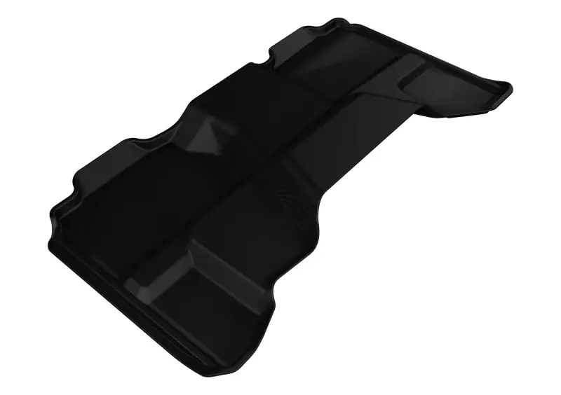 3D MAXpider 2007-2013 Chevrolet/GMC Silverado Extended Cab Kagu 2nd Row Floormats - Black Special Offer