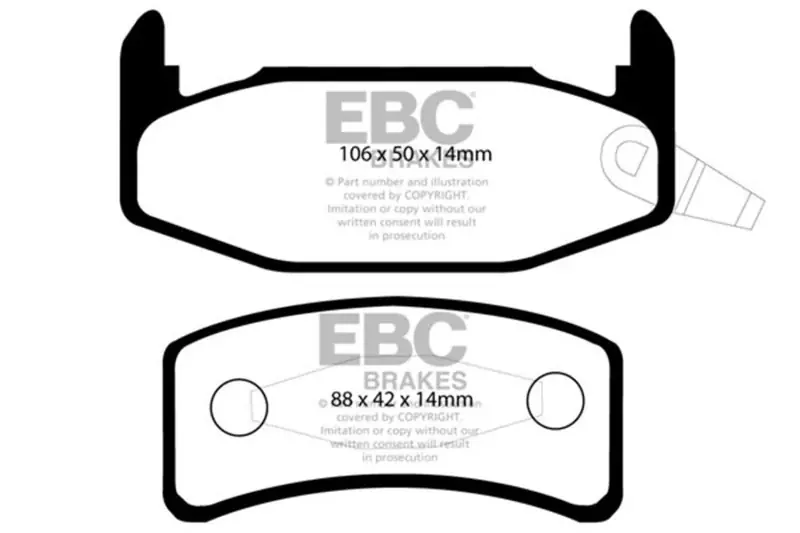 Must Have EBC 88-90 Buick Regal 2.8 Ultimax2 Rear Brake Pads