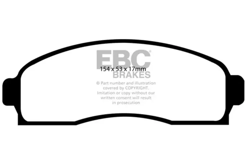 Top Pick EBC 03-06 Chevrolet Equinox 3.4 Ultimax2 Front Brake Pads