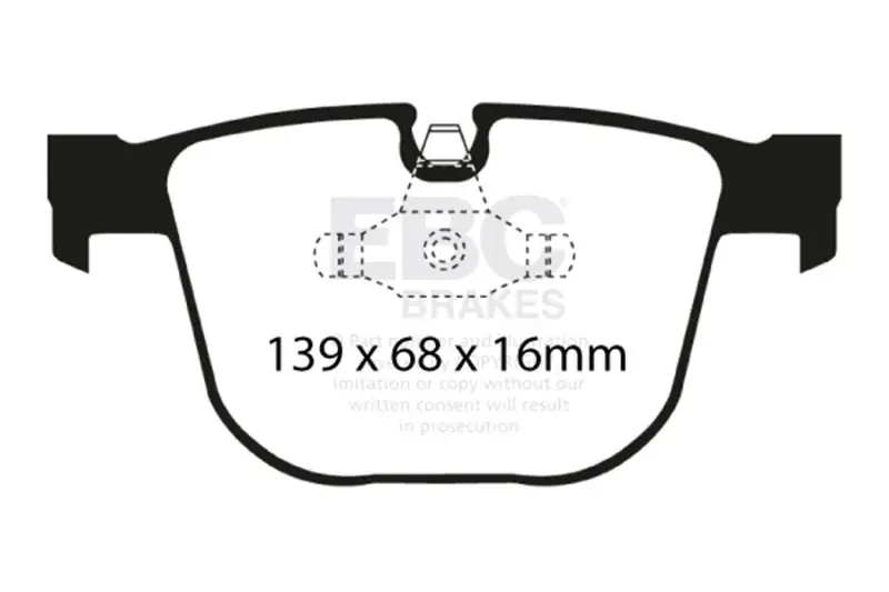 Cheap EBC 08-10 BMW M3 4.0 (E90) Ultimax2 Rear Brake Pads