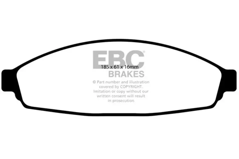 EBC 03+ Ford Crown Victoria 4.6 Ultimax2 Front Brake Pads Flash Sale