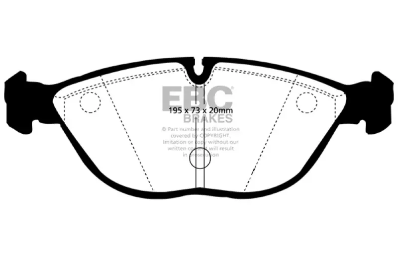 EBC 00-03 BMW Z8 5.0 Greenstuff Front Brake Pads Order Now