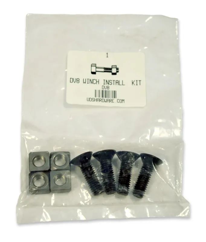 Brand New DV8 Offroad Winch Mounting Kit for DV8 12K Winches Used w/ Winch Plates