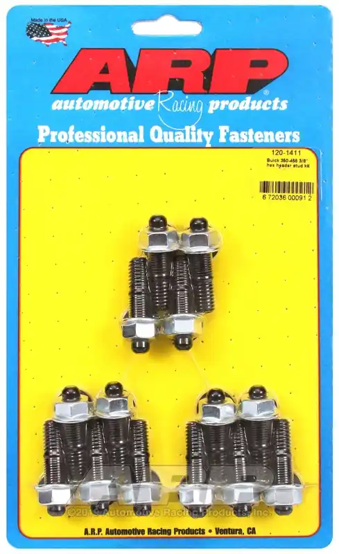 Weekend Sale ARP Buick 350-455 3/8in hex header stud kit